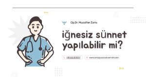 İğnesiz enjeksiyon sünnet için uygun değildir