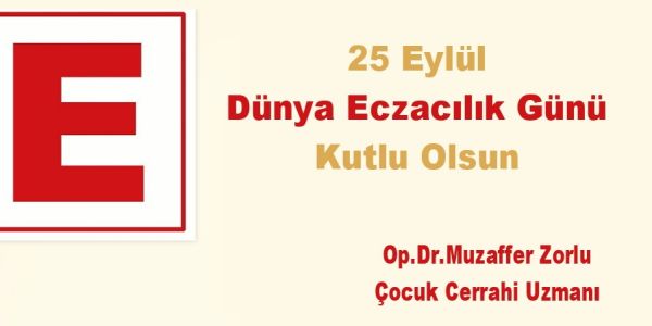 D&uuml;nya Eczacılık G&uuml;n&uuml;